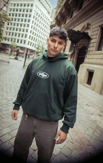 HOODIE 003 "BOTTLE GREEN